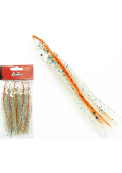 3579 Octopus Pride 12CM Ahtapot Sübye 5'li Paket Suni Yem