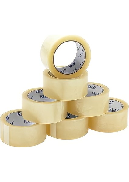Şeffaf Süper Yapışkanlı Koli Bandı 45 mm x 100 Metre 12'li