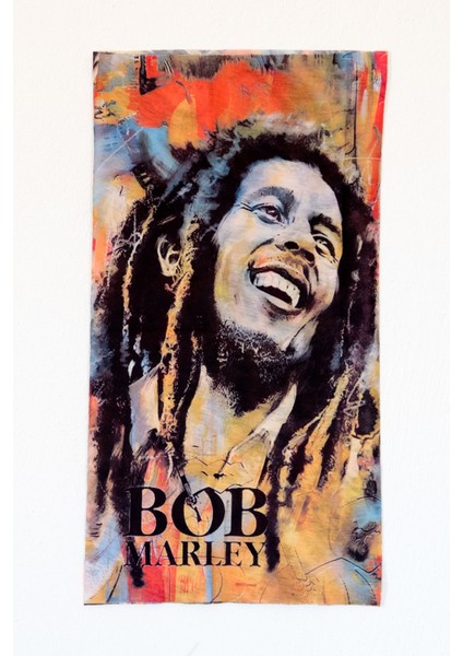 Bob Marley Desenli Bandana Boyunluk