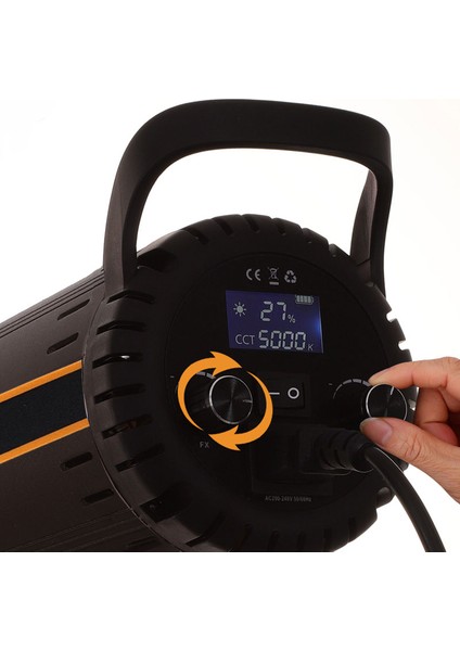 HD-300II C Bicolor 2'li Işık Seti 300W Video LED Işığı indirimleri