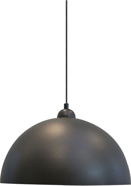 Luppo Modern Tasarım Metal Siyah Içi Siyah Tekli Avize