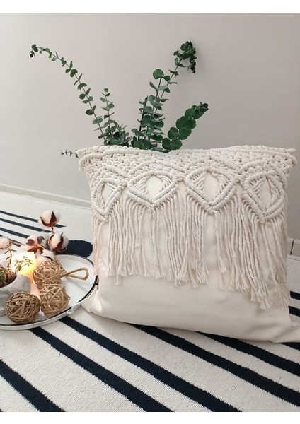 Makrome Dekoratif Tekli Kırlent fiyatları