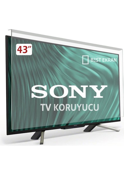 Sony KD-43XH8096 Tv Ekran Koruyucu - Sony 43" Inç Ekran Koruyucu