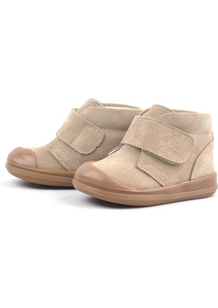 Yoohoo Hakiki Deri Vizon Cırtlı Unisex Bebek Bot indirimleri