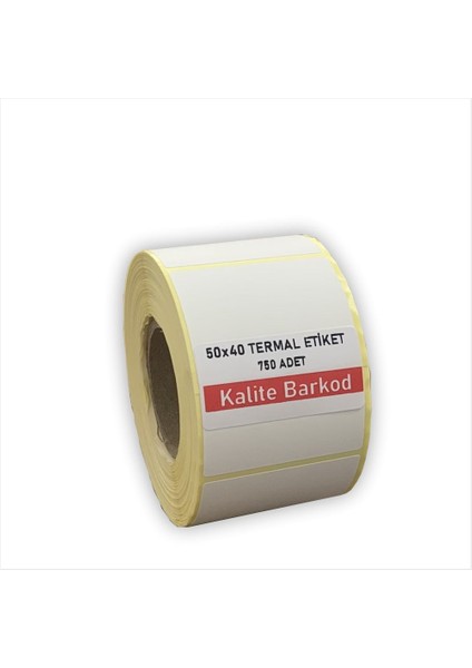 50X40 Termal Etiketi | Rulo Barkod Etiketi