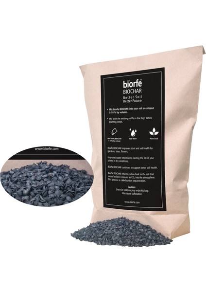 Biochar Biyokömür Tarım Kömürü 1 kg