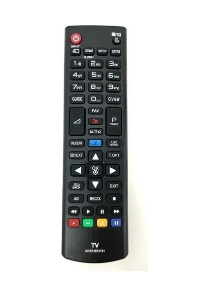 Lg Smart Myapps 3D Siyah LCD LED Tv Kumandası 15