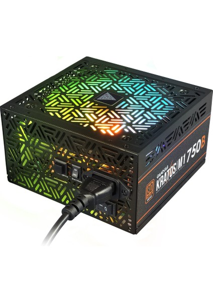 Gamdıas 750W 80+ Bronze Kratos M1-750B 12CM Rgb Fanlı Power Supply