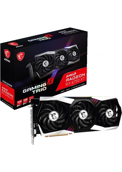 VGA RADEON RX 6750 XT GAMING X TRIO 12G RX6750XT 12GB GDDR6 192B PCIE 4.0 X16 (3XDP 1XHDMI)