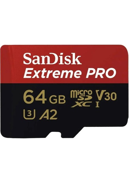 Sandısk 64GB Extreme Pro SDSQXCU-064G-GN6MA Mıcro-Sd Hafıza Kartı