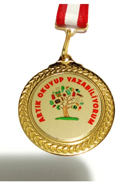 Artık Okuyorum Yazıyorum Madalyası 5 Li Adet