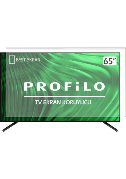 Profilo 65PA515E Tv Ekran Koruyucu - Profilo 65" Inç Ekran Şeffaf Koruma Paneli