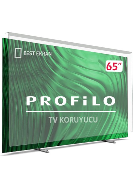 Profilo 65PA515E Tv Ekran Koruyucu - Profilo 65" Inç Ekran Şeffaf Koruma Paneli