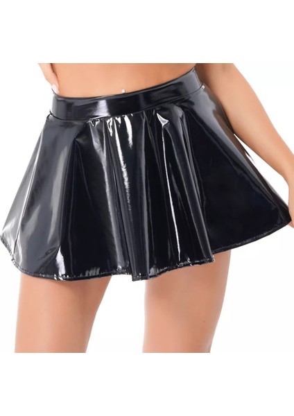 Rugan Mini Kloş Etek Siyah Renk fiyatları