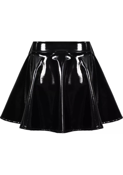 Rugan Mini Kloş Etek Siyah Renk fırsatları