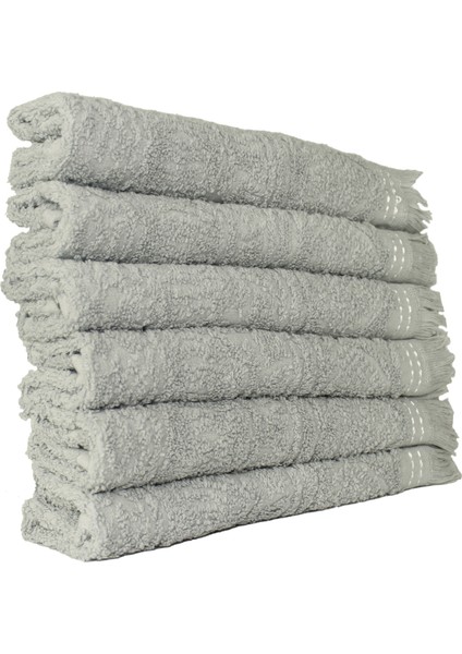 6'lı Saçaklı Gri 30 x 50 Cm. Mutfak El Havlu Seti modelleri