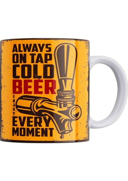 Beer Çift Taraflı Baskılı %100 Porselen Kupa