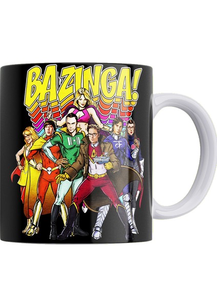 The Big Bang Theory Dizi Çift Taraflı Baskılı %100 Porselen Kupa
