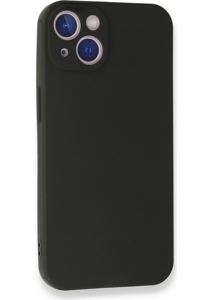 New Face iPhone 13 Kılıf Yumuşak Esnek Silikon Kapak - Siyah modelleri