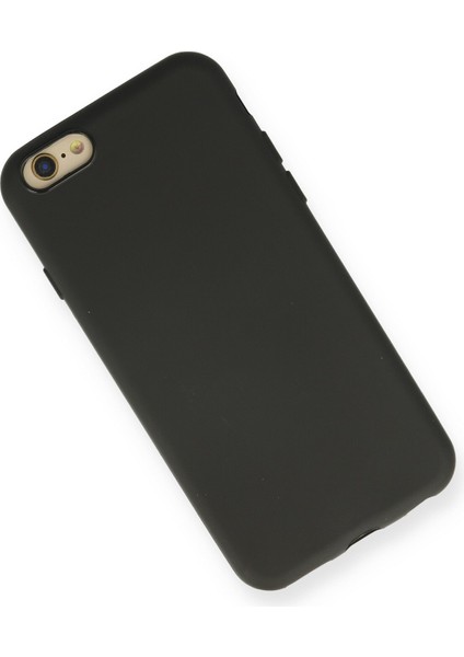 New Face iPhone 6 Kılıf Yumuşak Esnek Silikon Kapak - Siyah modelleri