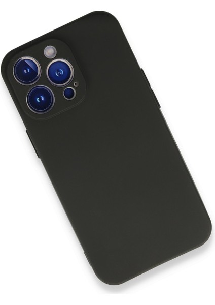 New Face iPhone 13 Pro Max Kılıf Yumuşak Esnek Silikon Kapak - Siyah fiyatları