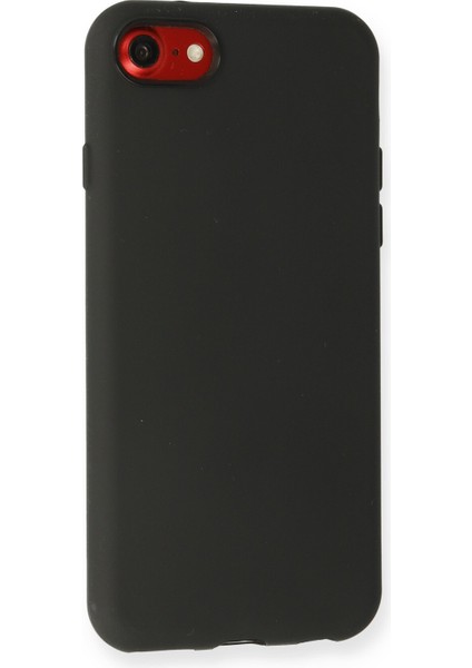 New Face iPhone 7 Kılıf Yumuşak Esnek Silikon Kapak - Siyah modelleri