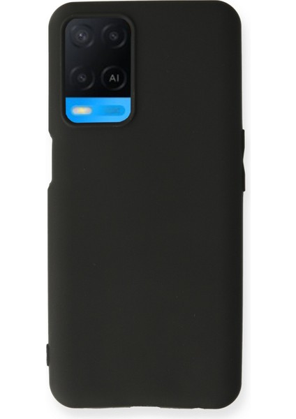 New Face Oppo A54 4g Kılıf Yumuşak Esnek Silikon Kapak - Siyah