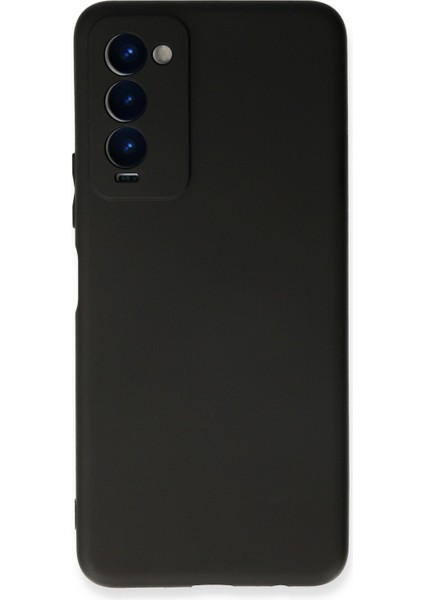 New Face Tecno Camon 18 Kılıf Yumuşak Esnek Silikon Kapak - Siyah