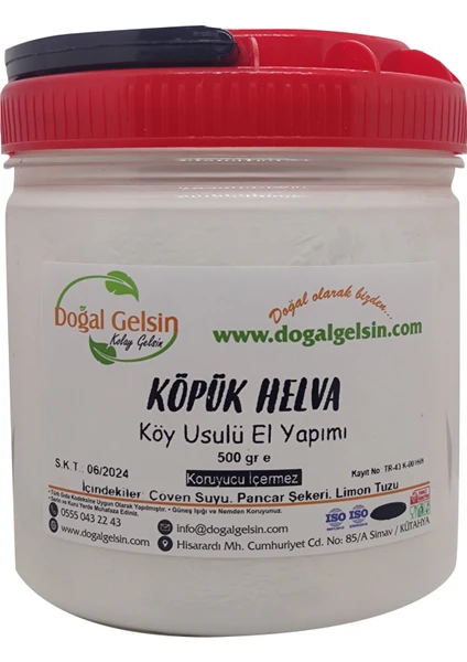 Doğal Gelsin Kolay Gelsin Kütahya Coğrafi İşaretli Meşhur Köpük Helva - 500 gr