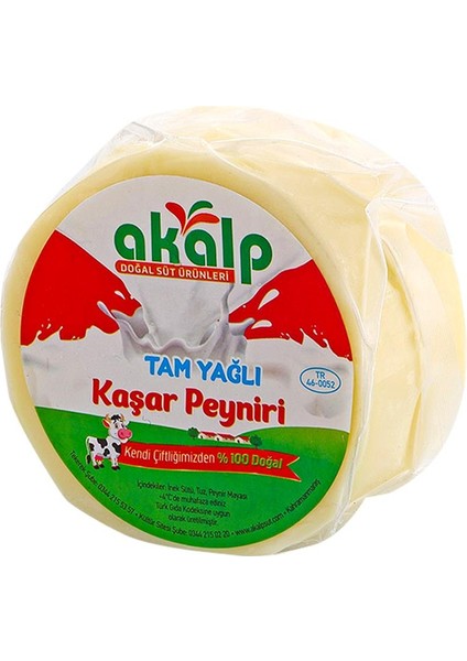 Tam Yağlı Kaşar Peyniri 500 gr