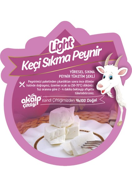 Yarım Yağlı Keçi Sıkma Peyniri 500 gr modelleri
