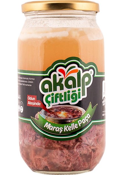 Odun Ateşinde Maraş Kelle Paça 900 gr 3 Kişilik