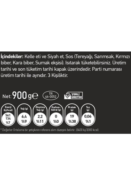 Odun Ateşinde Maraş Kelle Paça 900 gr 3 Kişilik modelleri