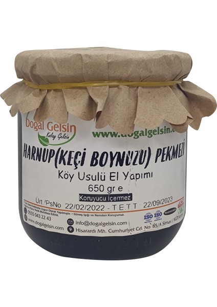 Doğal Gelsin Kolay Gelsin Harnup (Keçi Boynuzu) Pekmezi - 650 gr