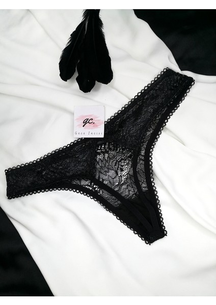 Siyah Güpürlü Büstiyer Takım indirimleri