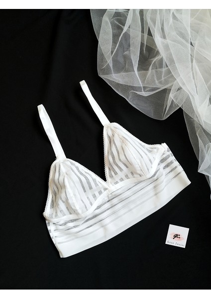 Transparan Çizgili Bralet