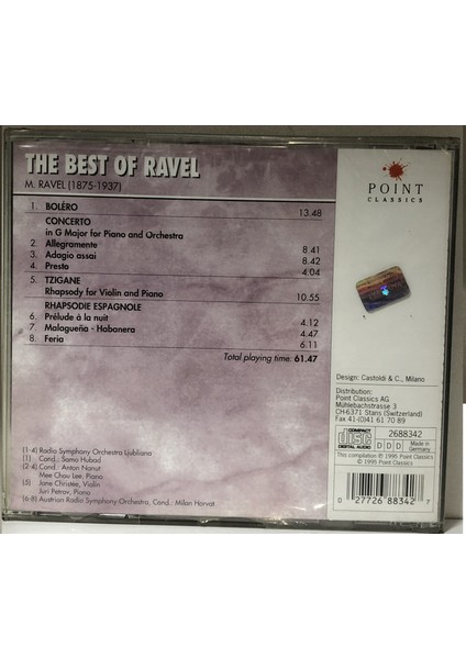 M. Ravel – The Best Of Ravel (Cd)