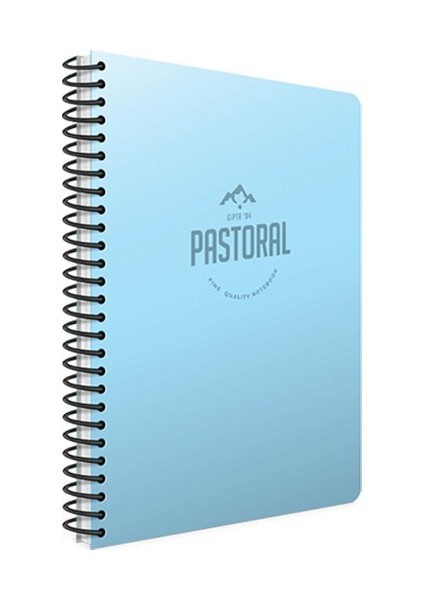 Pastoral Spiralli PP Kapak A4 120 Yaprak Kareli Okul Defteri 4'lü Set