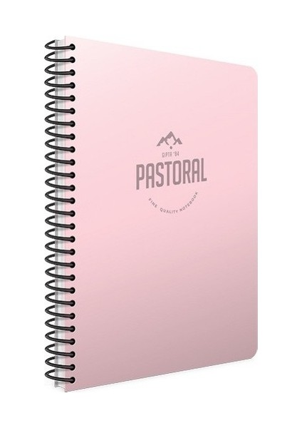 Pastoral Spiralli PP Kapak A4 120 Yaprak Kareli Okul Defteri 4'lü Set