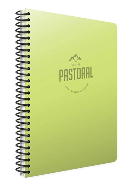 Pastoral Spiralli PP Kapak A4 120 Yaprak Kareli Okul Defteri 4'lü Set