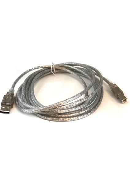 3 Metre USB Yazıcı Kablosu USB 2.0 Tip A Erkek - B Erkek USB 2.0 Printer Kablo USB A'dan B'ye 3m