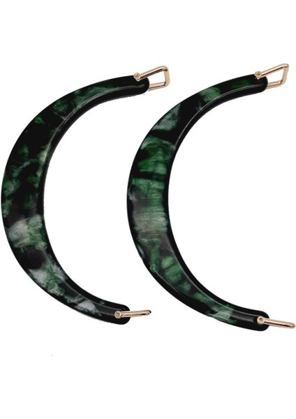 Halkalı Yeşil Akrilik Mermer Desen Çanta Sapı fiyatları