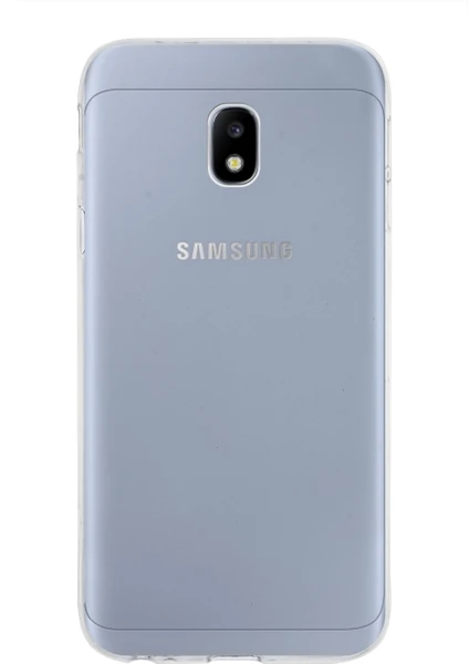 Kzy Samsung  Galaxy J3 Pro Uyumlu Kapak Şeffaf Silikon Kılıf