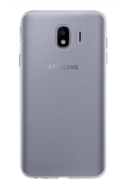 Kzy Samsung  Galaxy J4 Uyumlu Kapak Şeffaf Silikon Kılıf