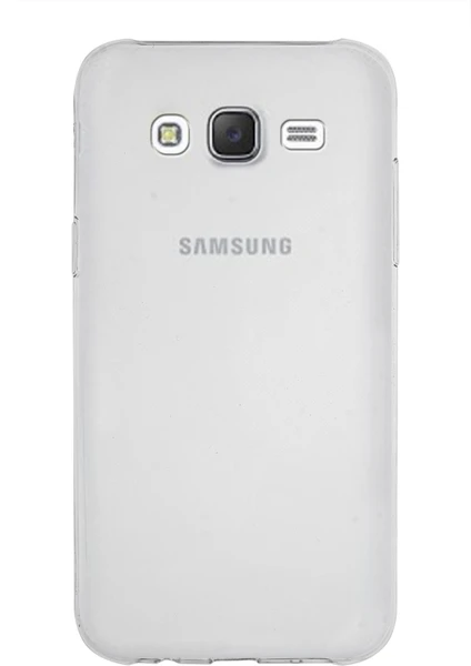 Kzy Samsung  Galaxy J5 Uyumlu Kapak Şeffaf Silikon Kılıf