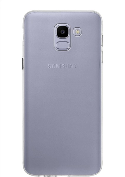 Kzy Samsung  Galaxy J6 Uyumlu Kapak Şeffaf Silikon Kılıf