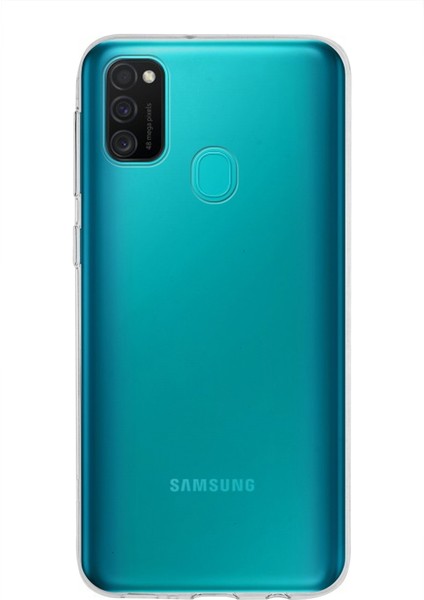 Samsung Galaxy M21 Uyumlu Kapak Şeffaf Silikon Kılıf