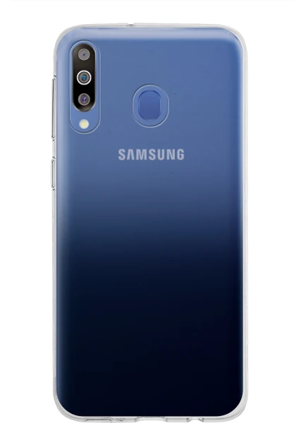 Kzy Samsung  Galaxy M30 Uyumlu Kapak Şeffaf Silikon Kılıf