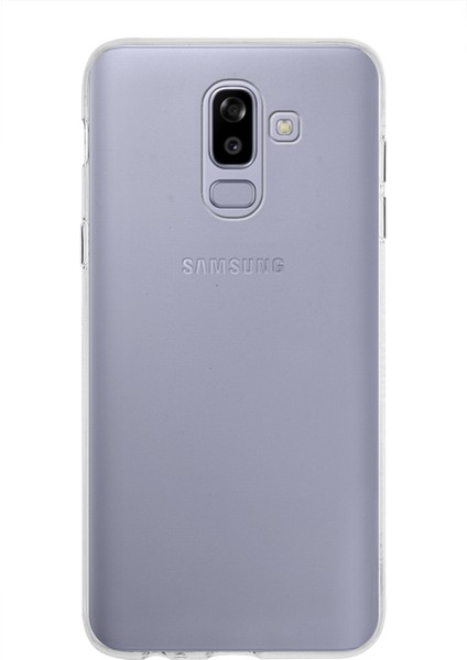 Kzy Samsung  Galaxy J8 Uyumlu Kapak Şeffaf Silikon Kılıf