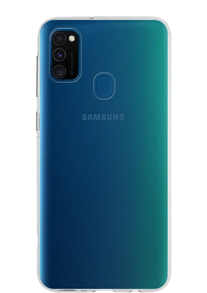 Kzy Samsung  Galaxy M30S Uyumlu Kapak Şeffaf Silikon Kılıf